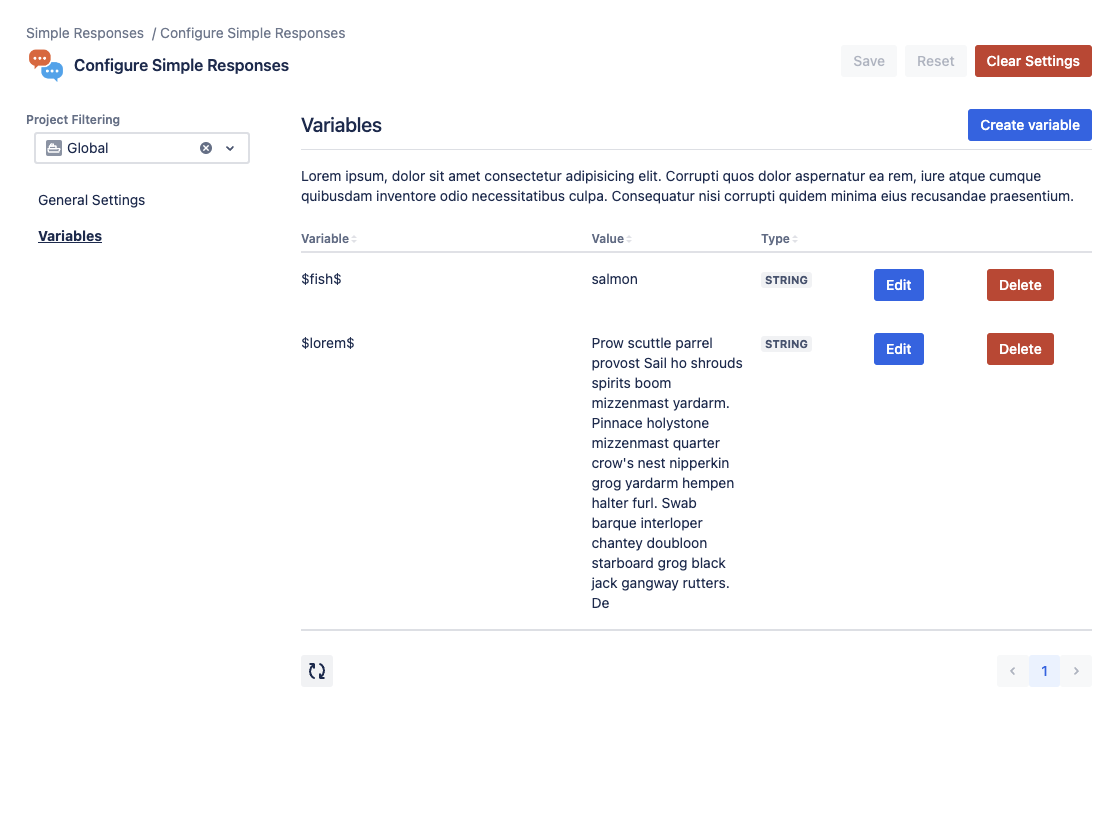 template creation with visibility scope